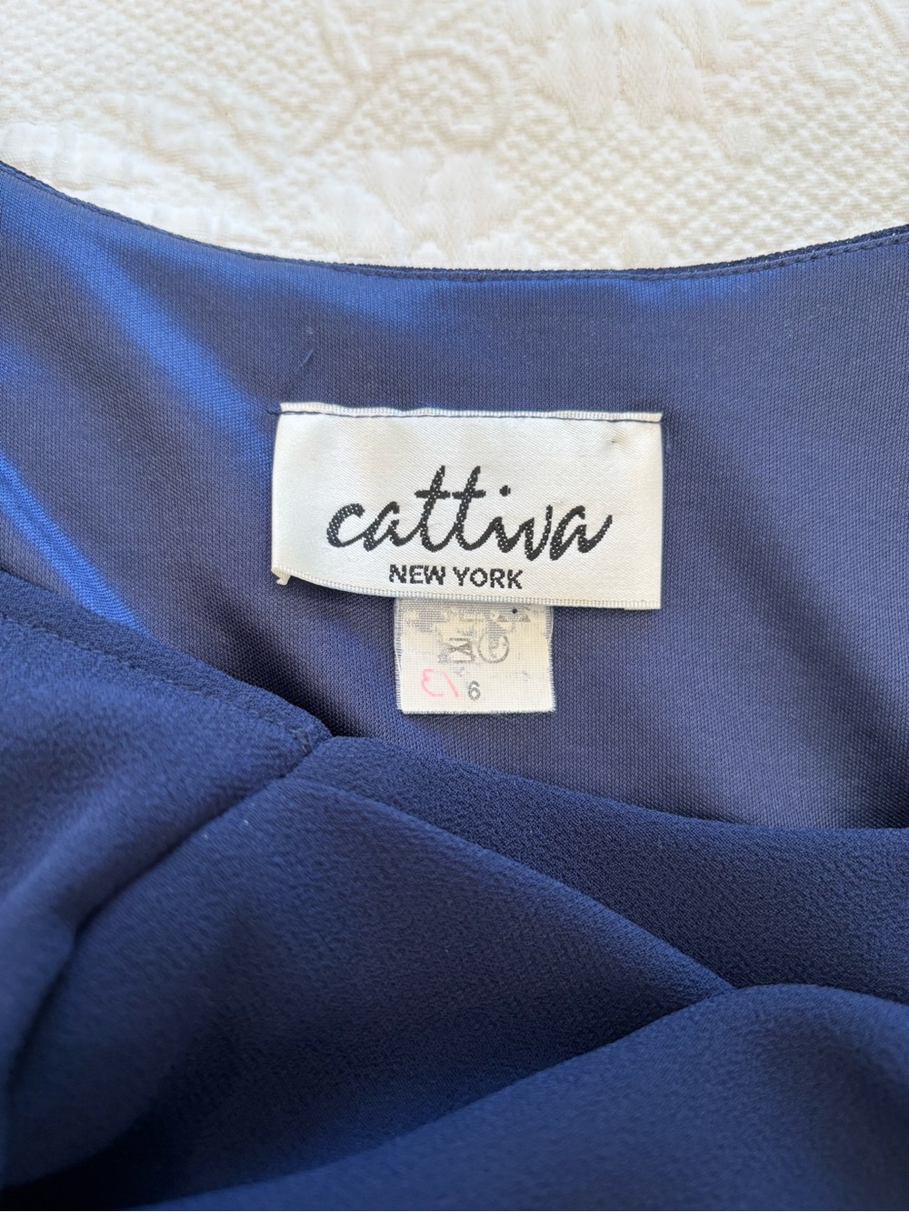 Cattiva New York Navy Blue Dress